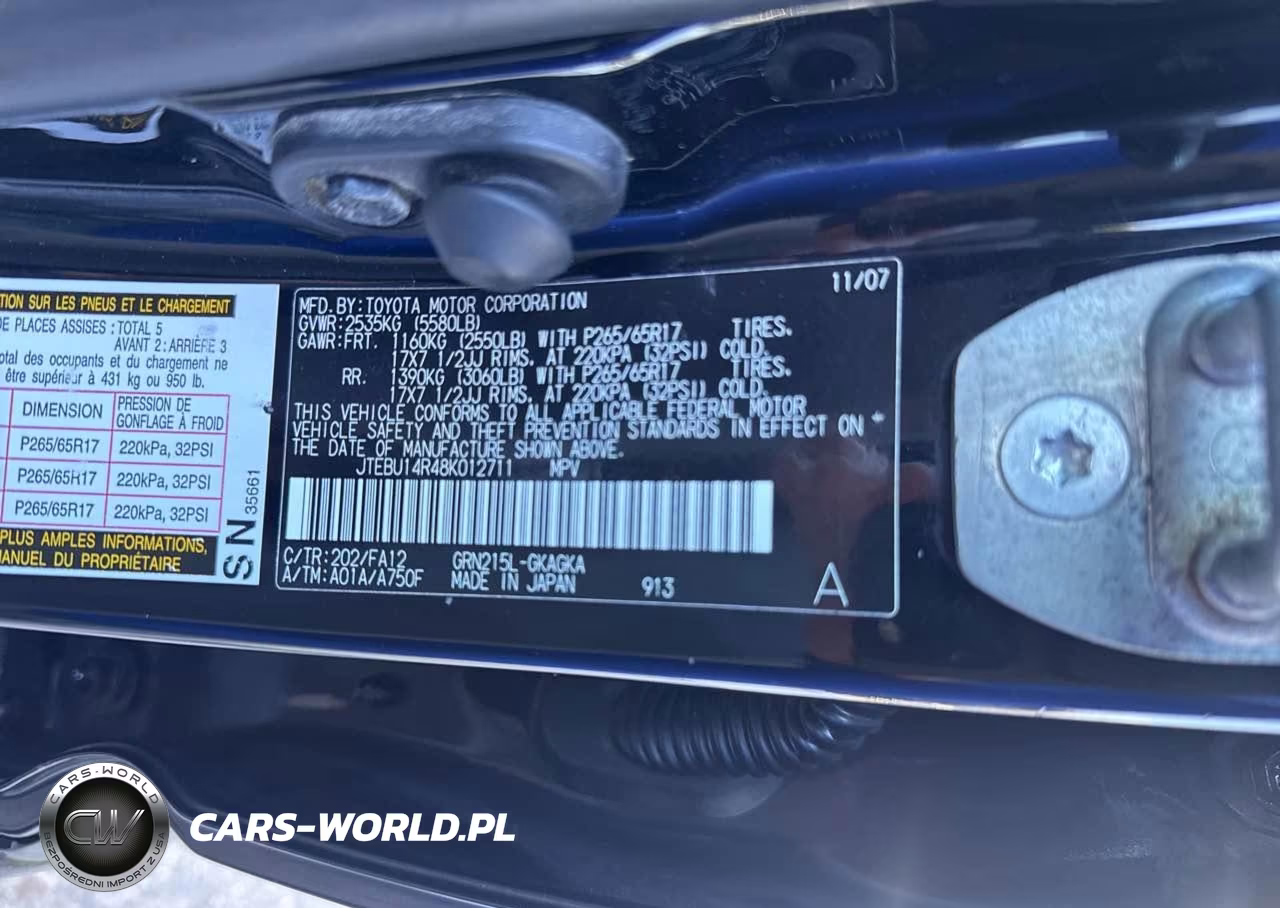 2008 Toyota 4Runner Sr5 V6 VIN:JTEBU14R48K012711 - 9