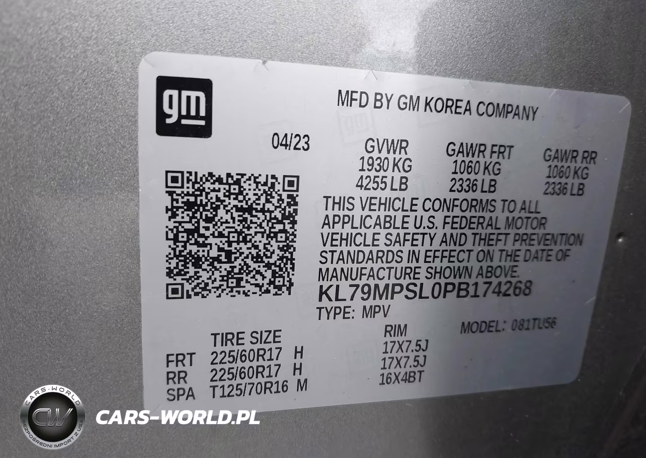 2023 Chevrolet Trailblazer Fwd Lt VIN:KL79MPSL0PB174268 - 9