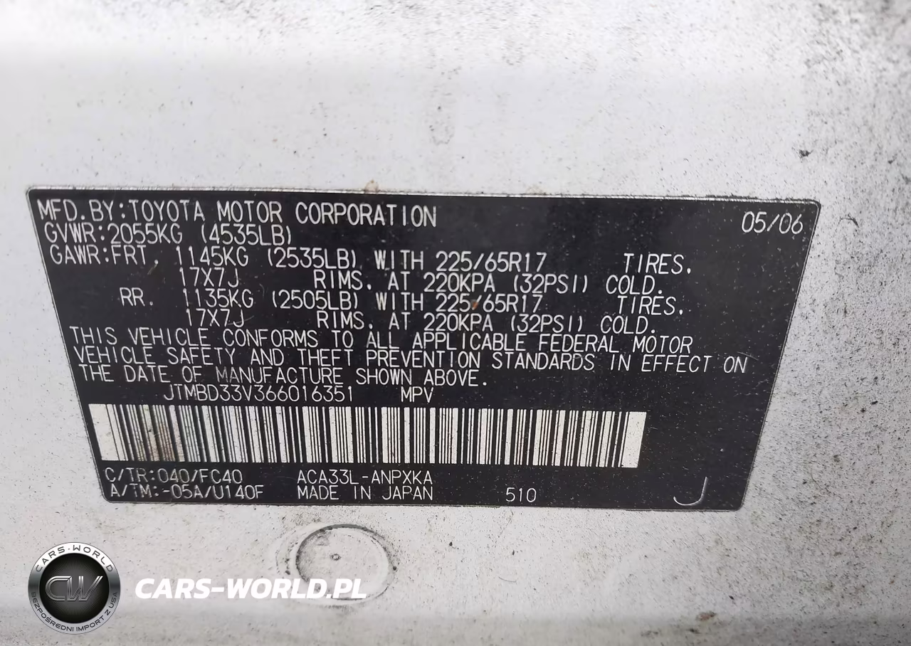 2006 Toyota Rav4 VIN:JTMBD33V366016351 - 9