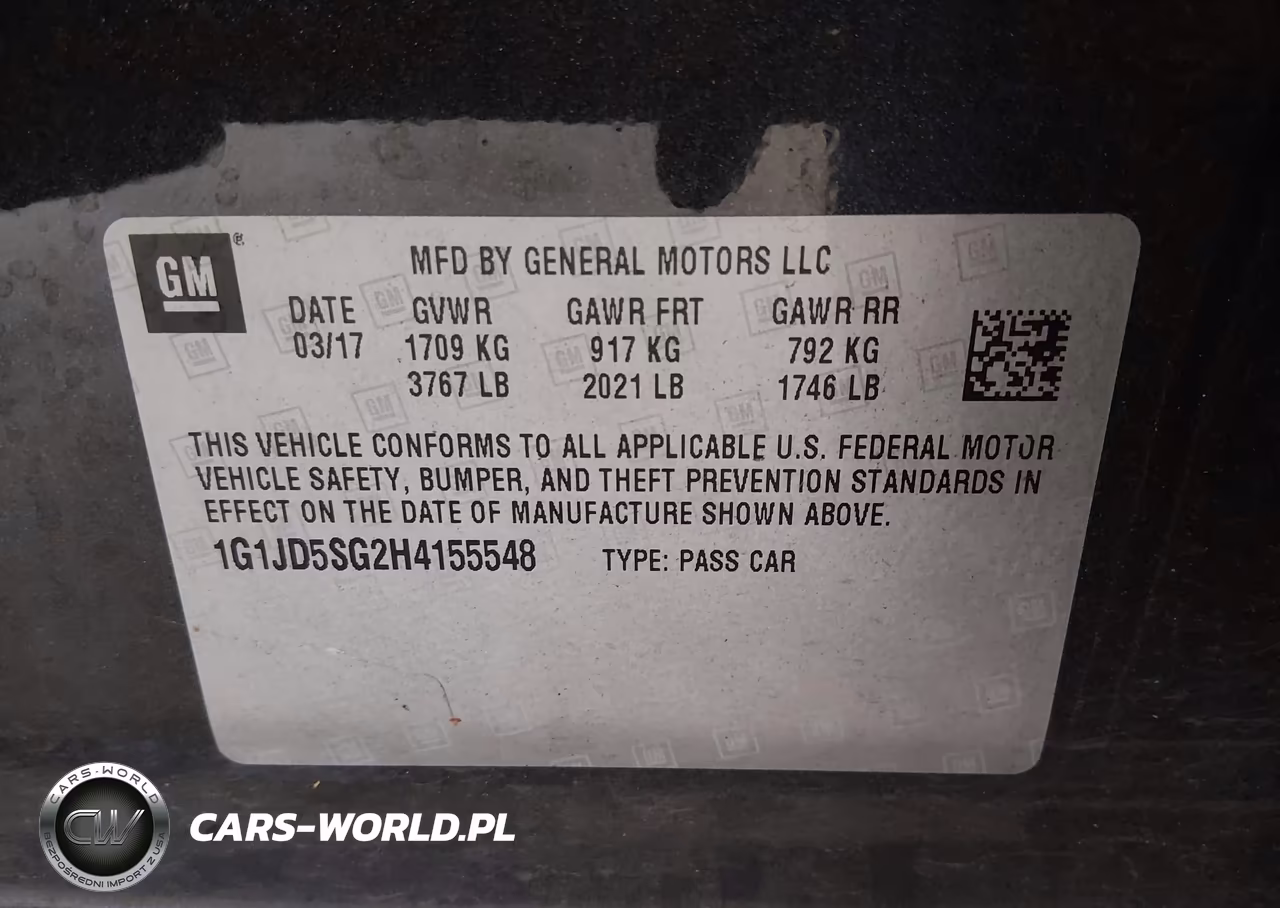 2017 Chevrolet Sonic Lt Auto VIN:1G1JD5SG2H4155548 - 9