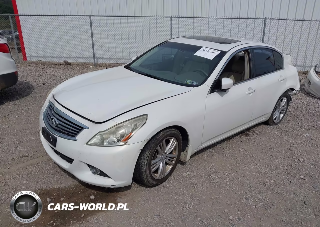 2012 Infiniti G37X VIN:JN1CV6ARXCM972820 - 2
