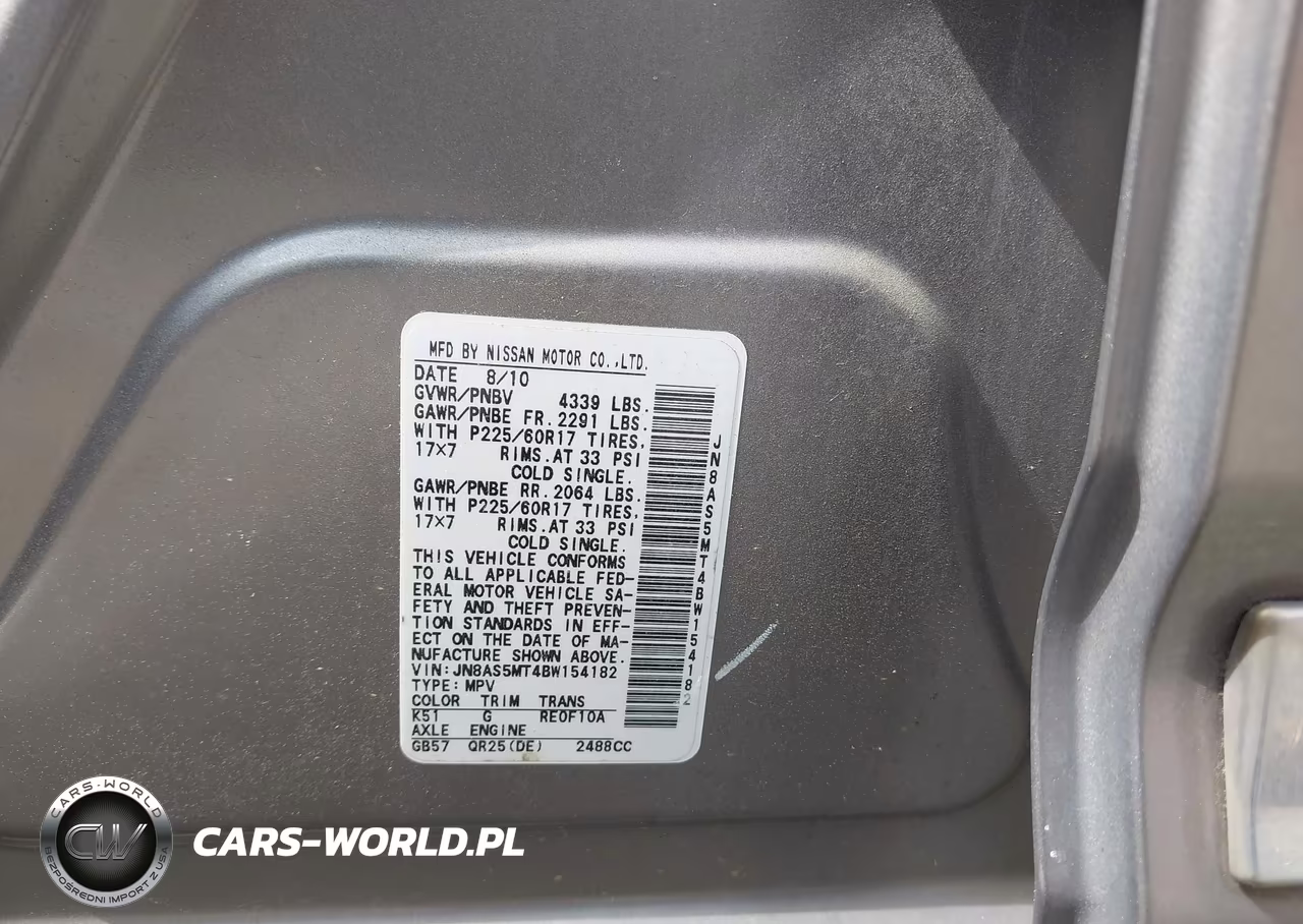 2011 Nissan Rogue Sv VIN:JN8AS5MT4BW154182 - 9