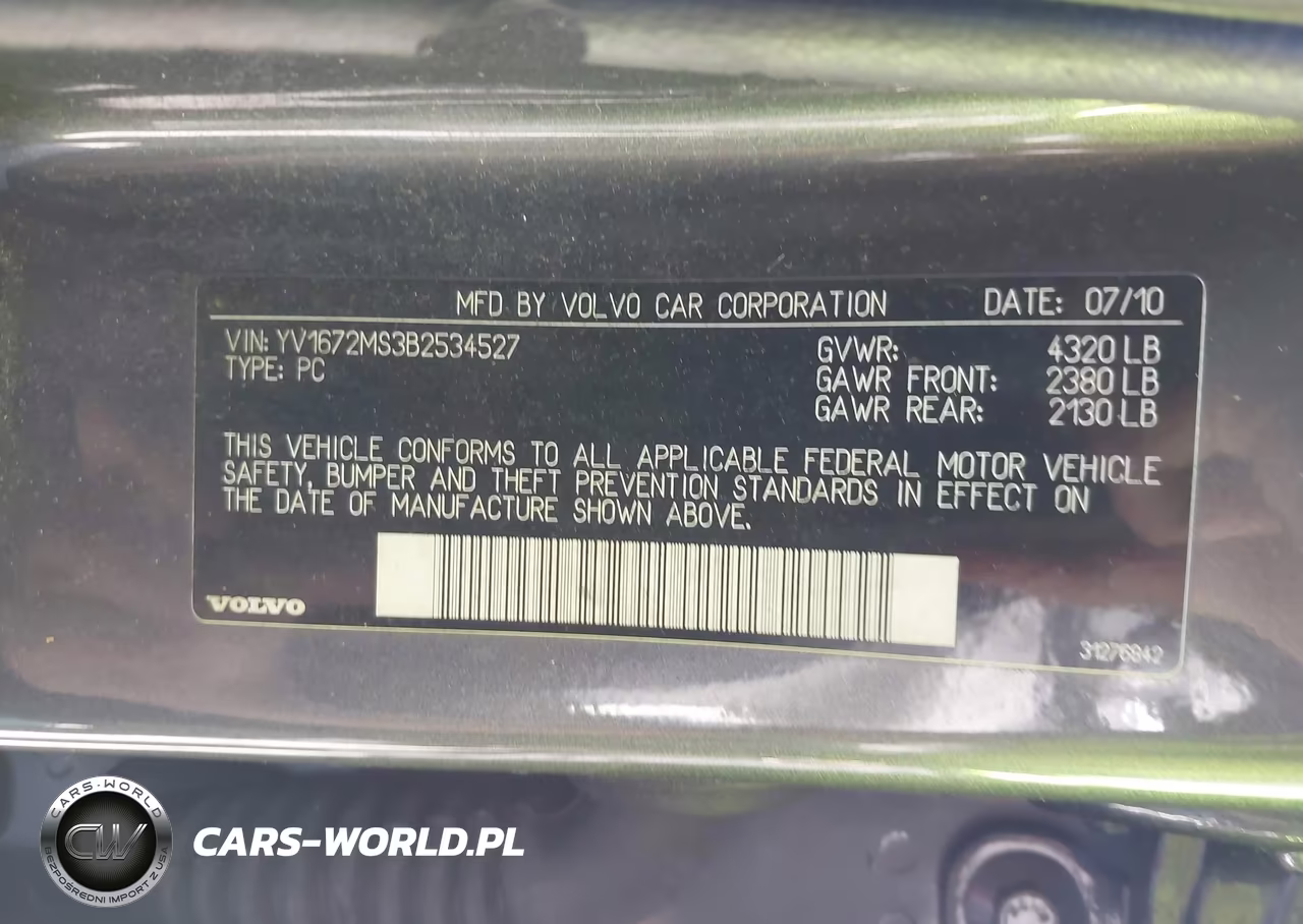 2011 Volvo S40 T5-T5 R-Design VIN:YV1672MS3B2534527 - 9