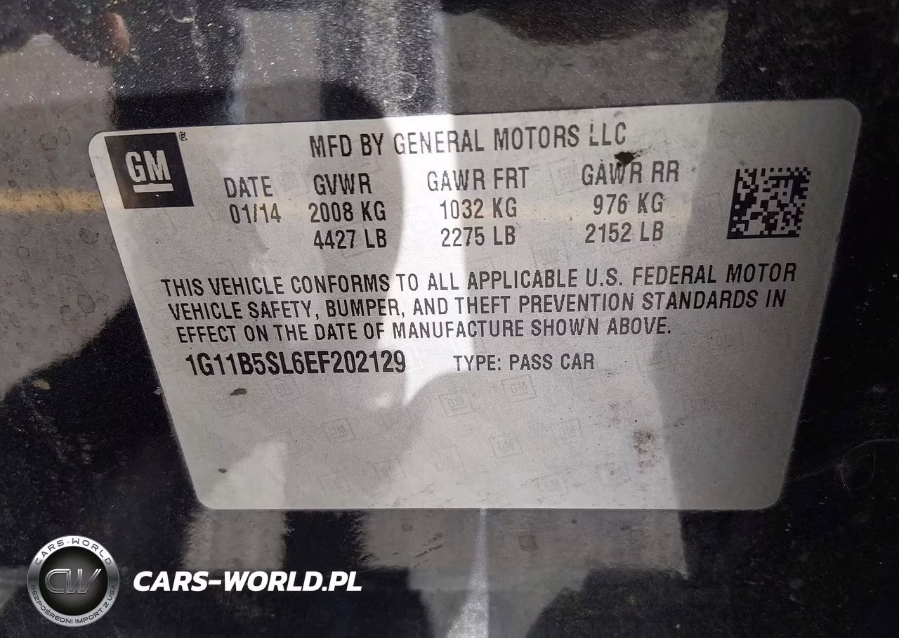 2014 Chevrolet Malibu 1Ls VIN:1G11B5SL6EF202129 - 9
