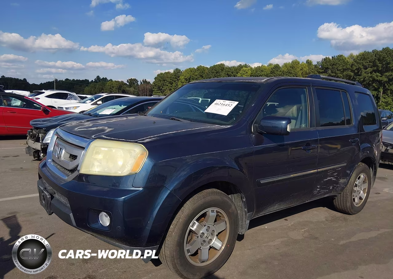 2010 Honda Pilot Touring VIN:5FNYF3H91AB020007 - 2