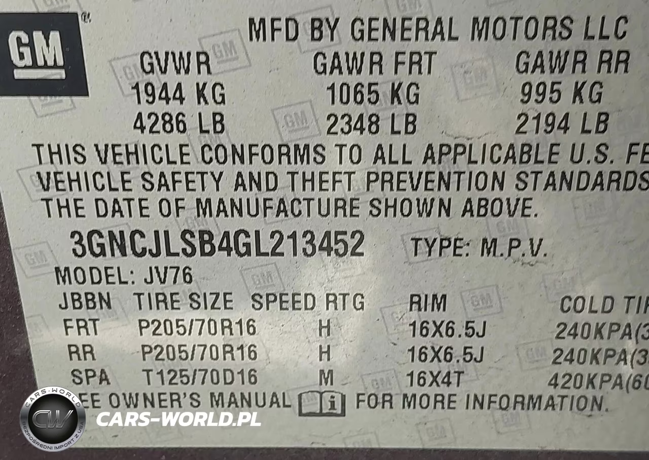 2016 Chevrolet Trax Lt VIN:3GNCJLSB4GL213452 - 9