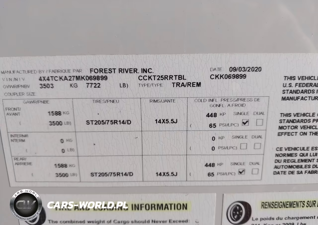 2021 Forest River Other VIN:4X4TCKA27MK069899 - 9