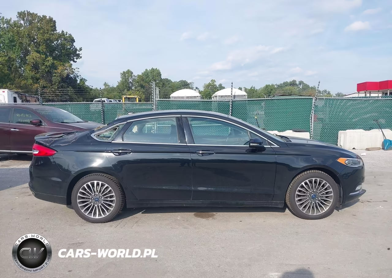 2017 Ford Fusion Titanium VIN:3FA6P0D93HR208647 - 13