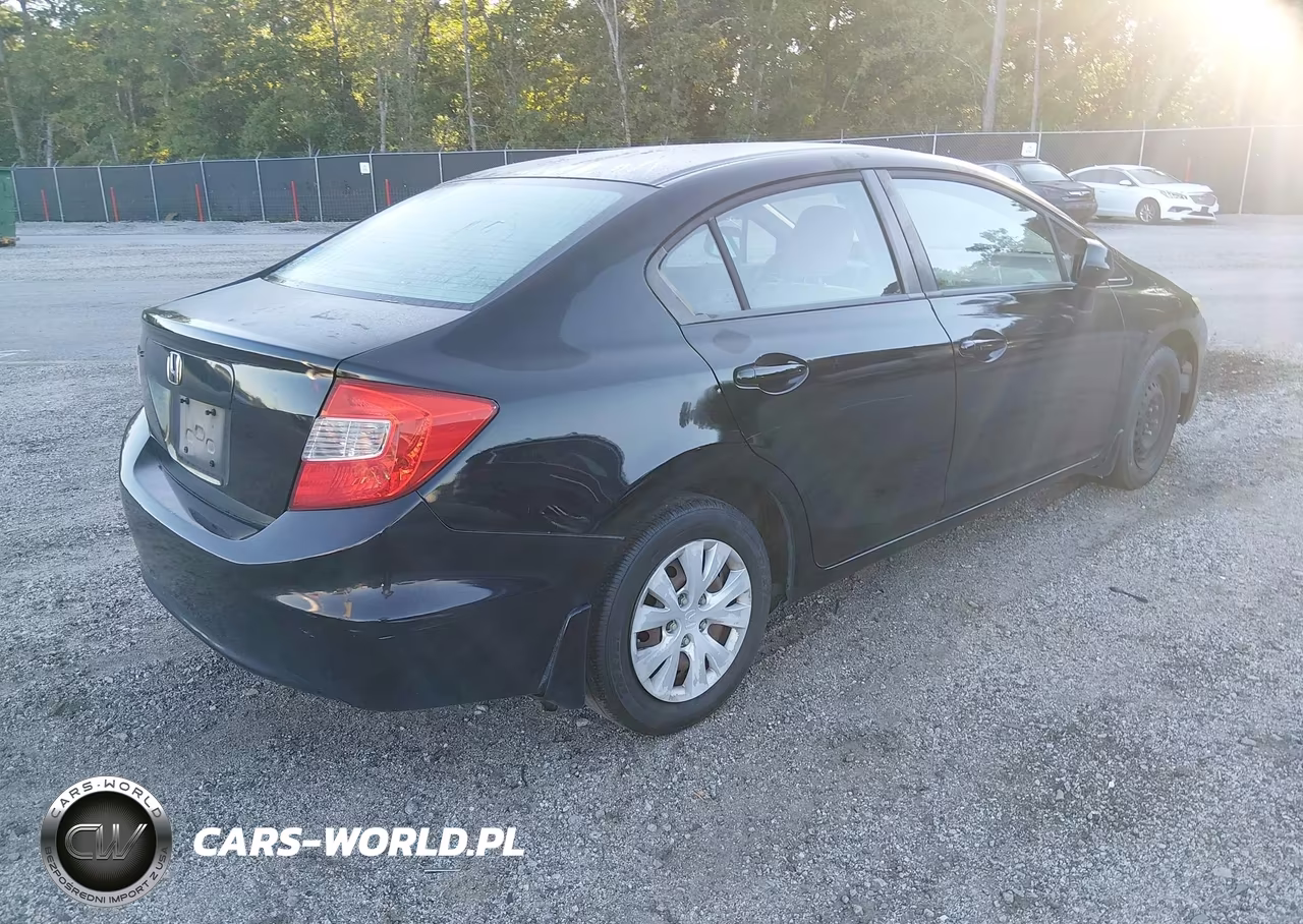 2012 Honda Civic Lx VIN:2HGFB2F52CH525744 - 4