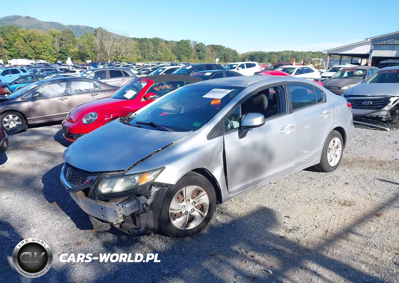 2013 Honda Civic Lx VIN:2HGFB2F54DH603555 - 2