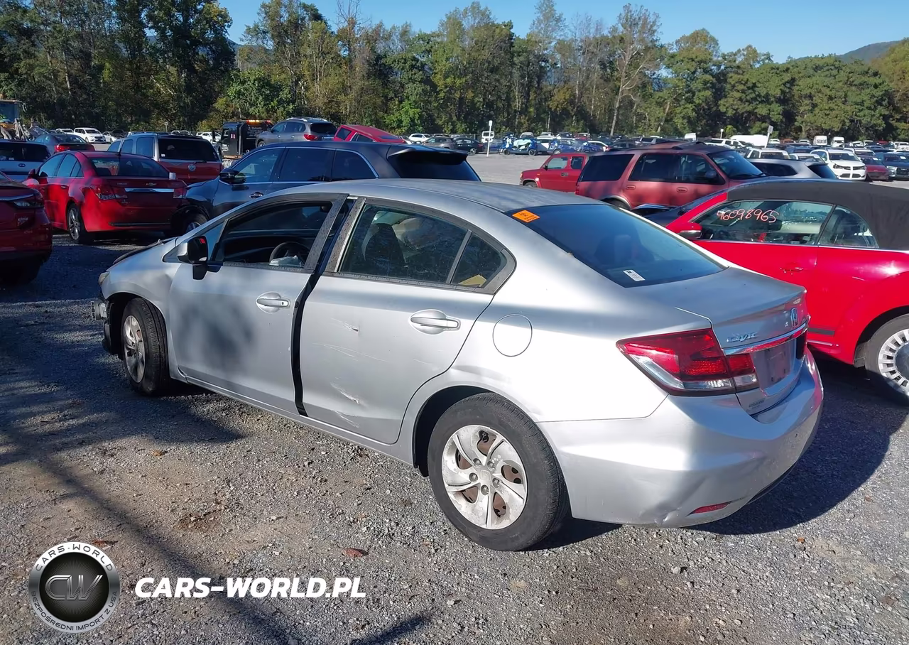 2013 Honda Civic Lx VIN:2HGFB2F54DH603555 - 3