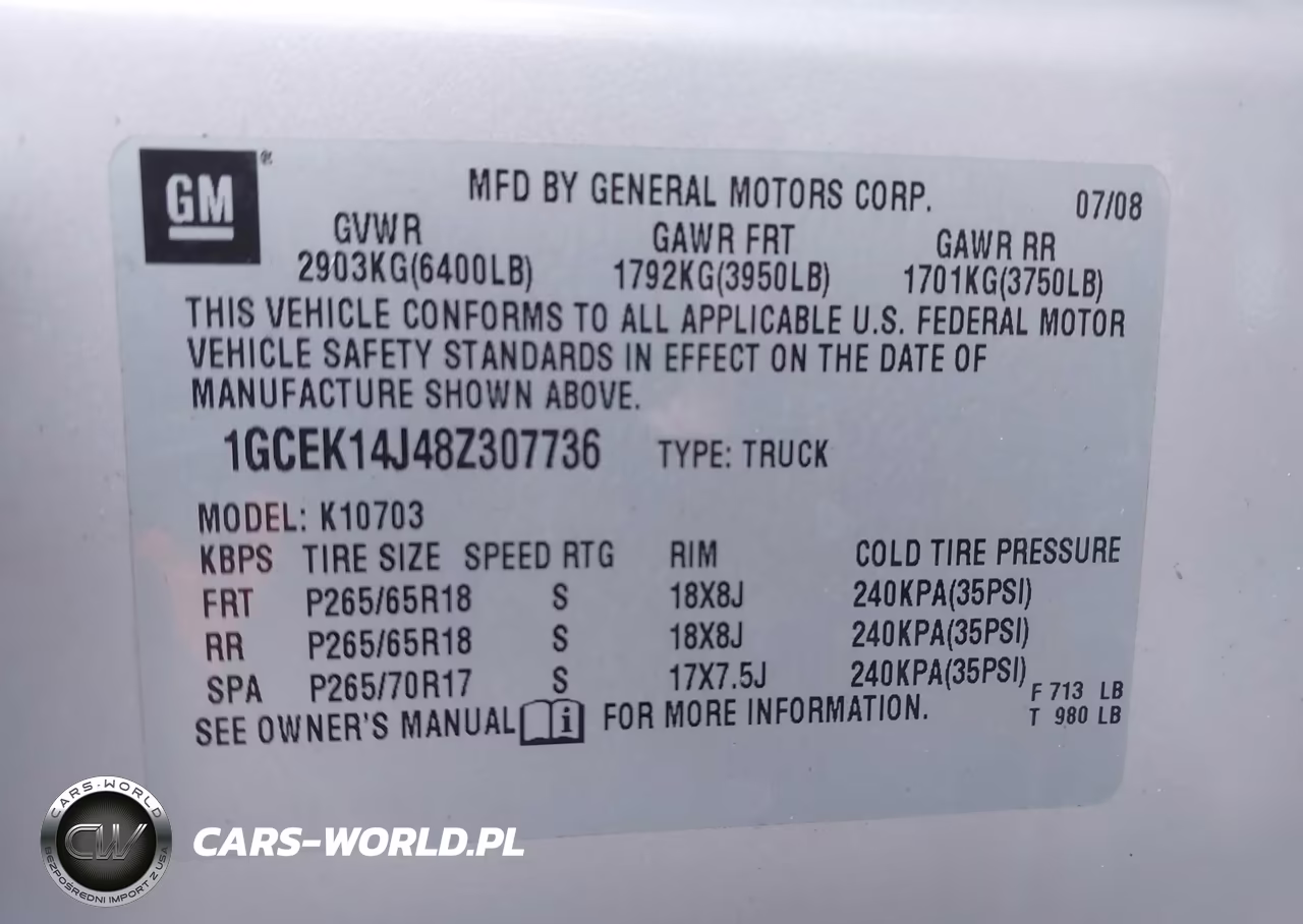 2008 Chevrolet Silverado 1500 Lt1 VIN:1GCEK14J48Z307736 - 9