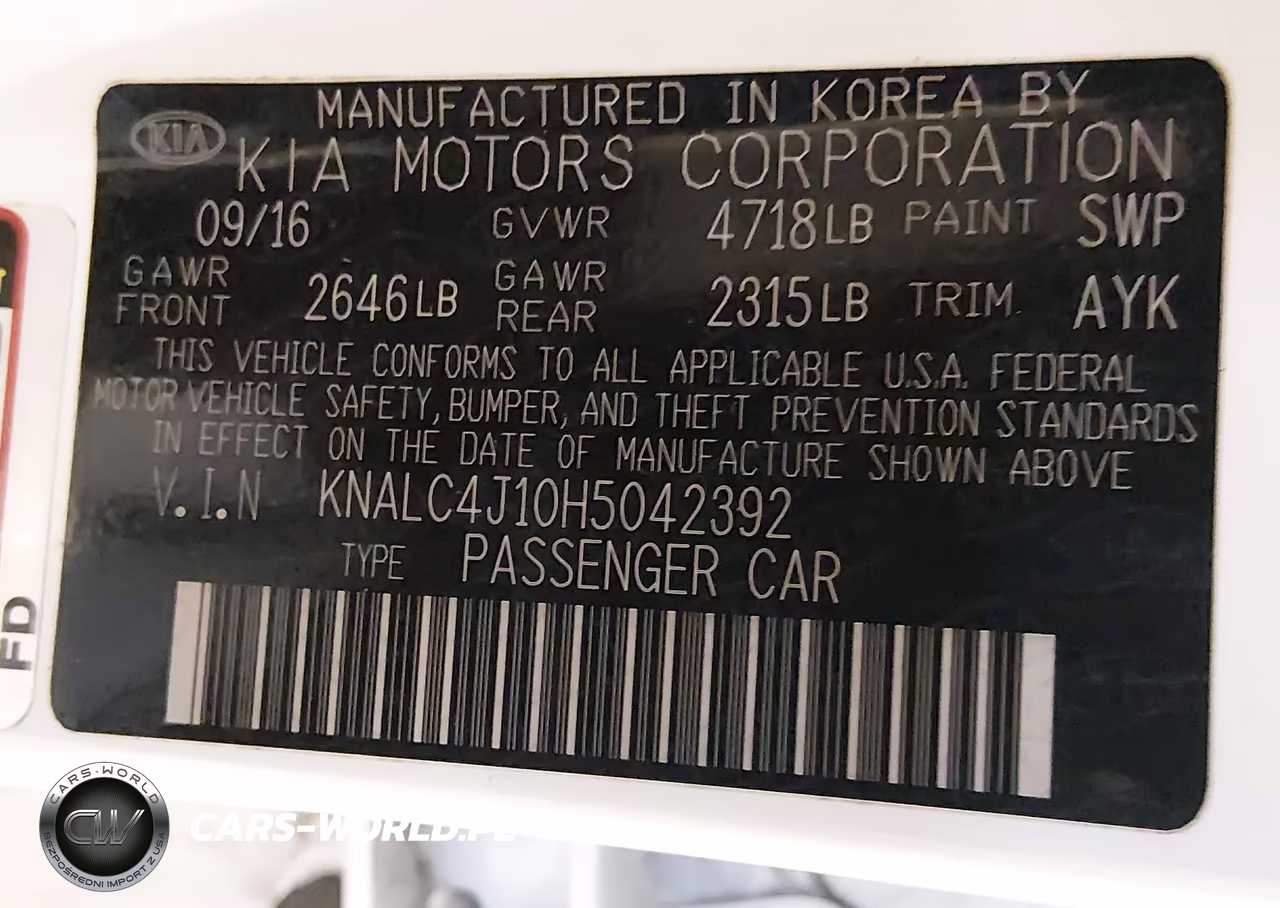 2017 Kia Cadenza Premium VIN:KNALC4J10H5042392 - 9