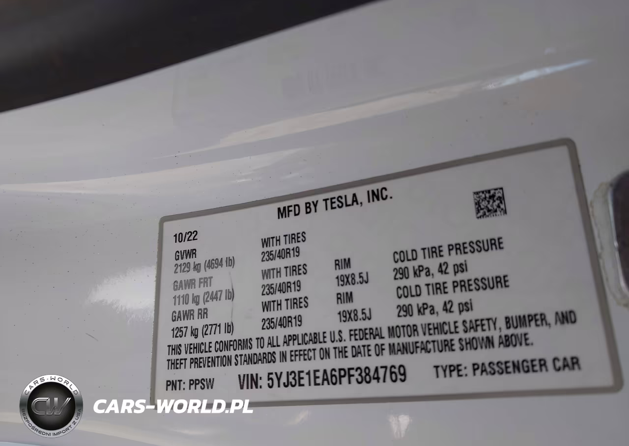 2023 Tesla Model 3 Rear-Wheel Drive VIN:5YJ3E1EA6PF384769 - 9