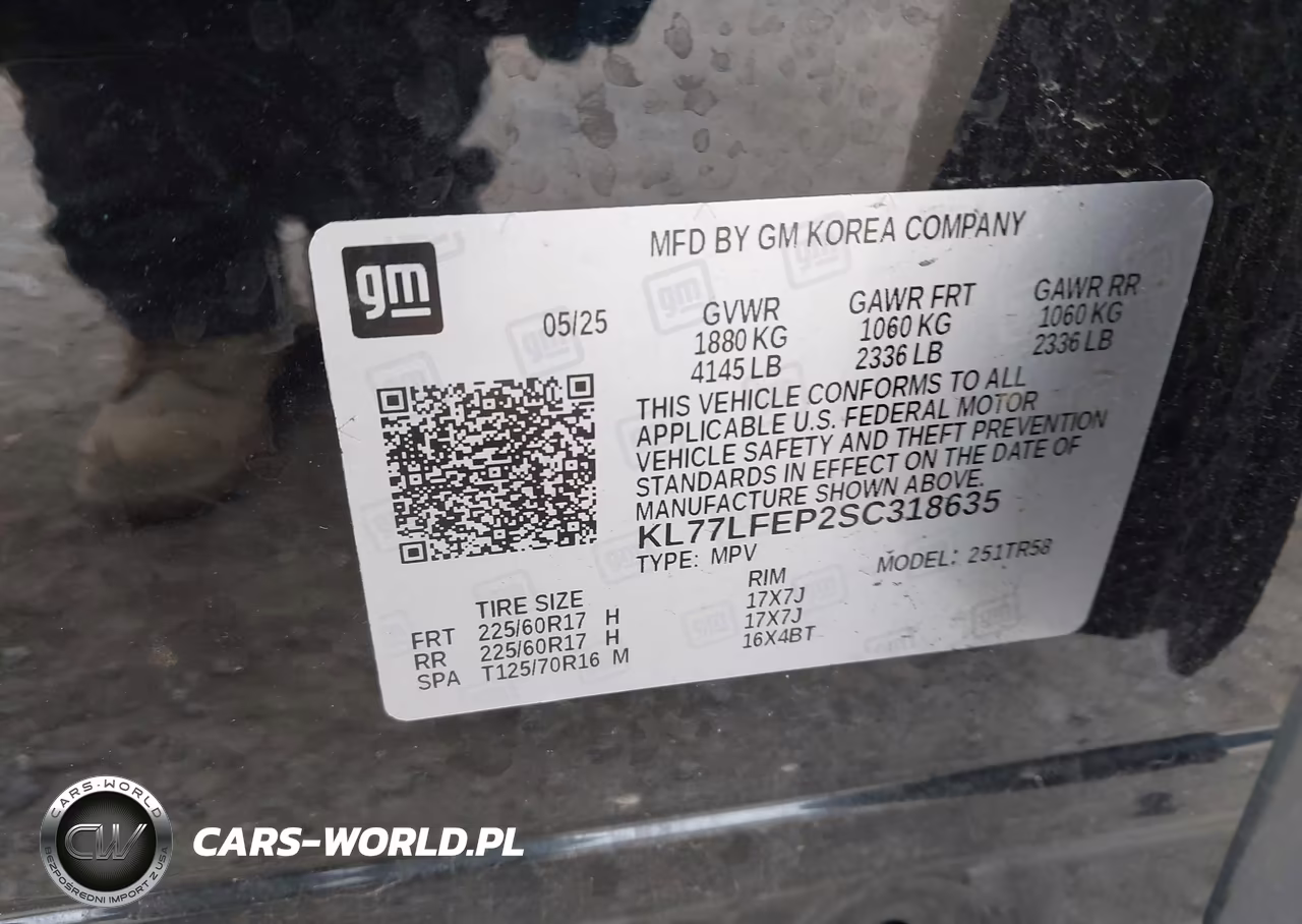 2025 Chevrolet Trax Fwd Ls VIN:KL77LFEP2SC318635 - 9