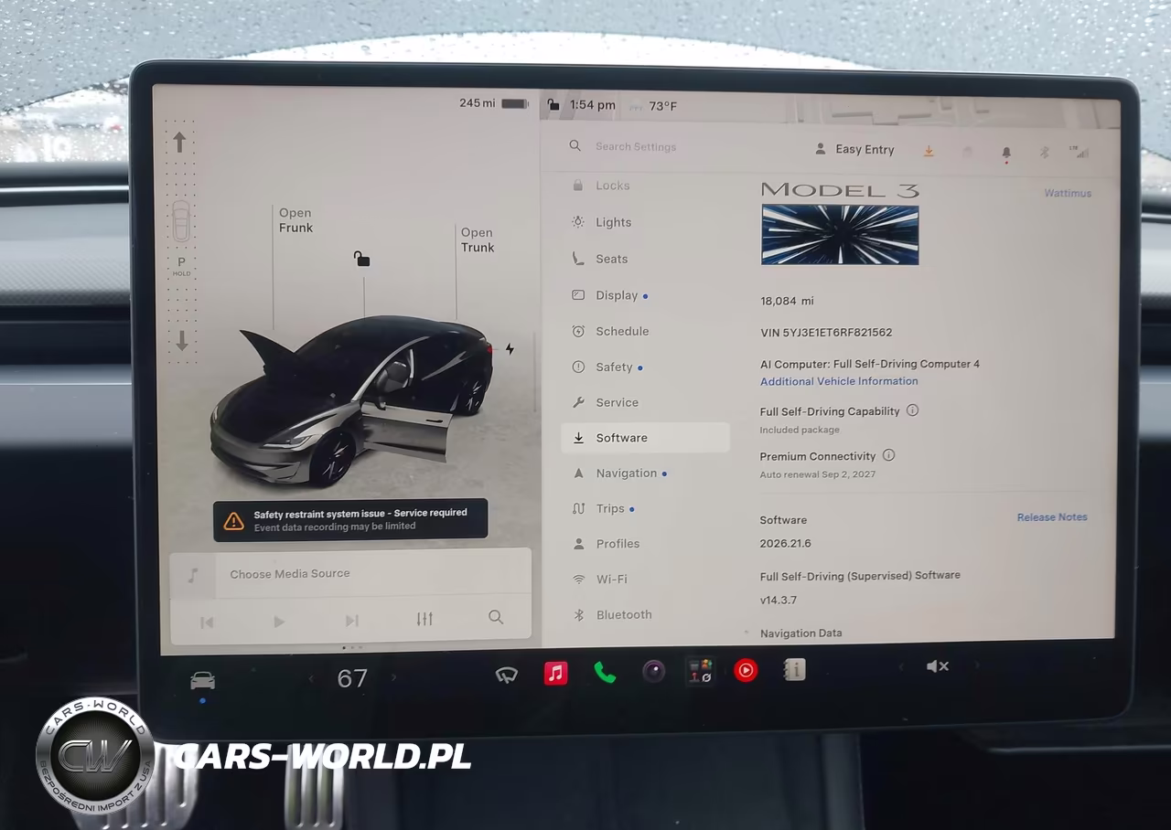 2024 Tesla Model 3 Performance All-Wheel Drive VIN:5YJ3E1ET6RF821562 - 19