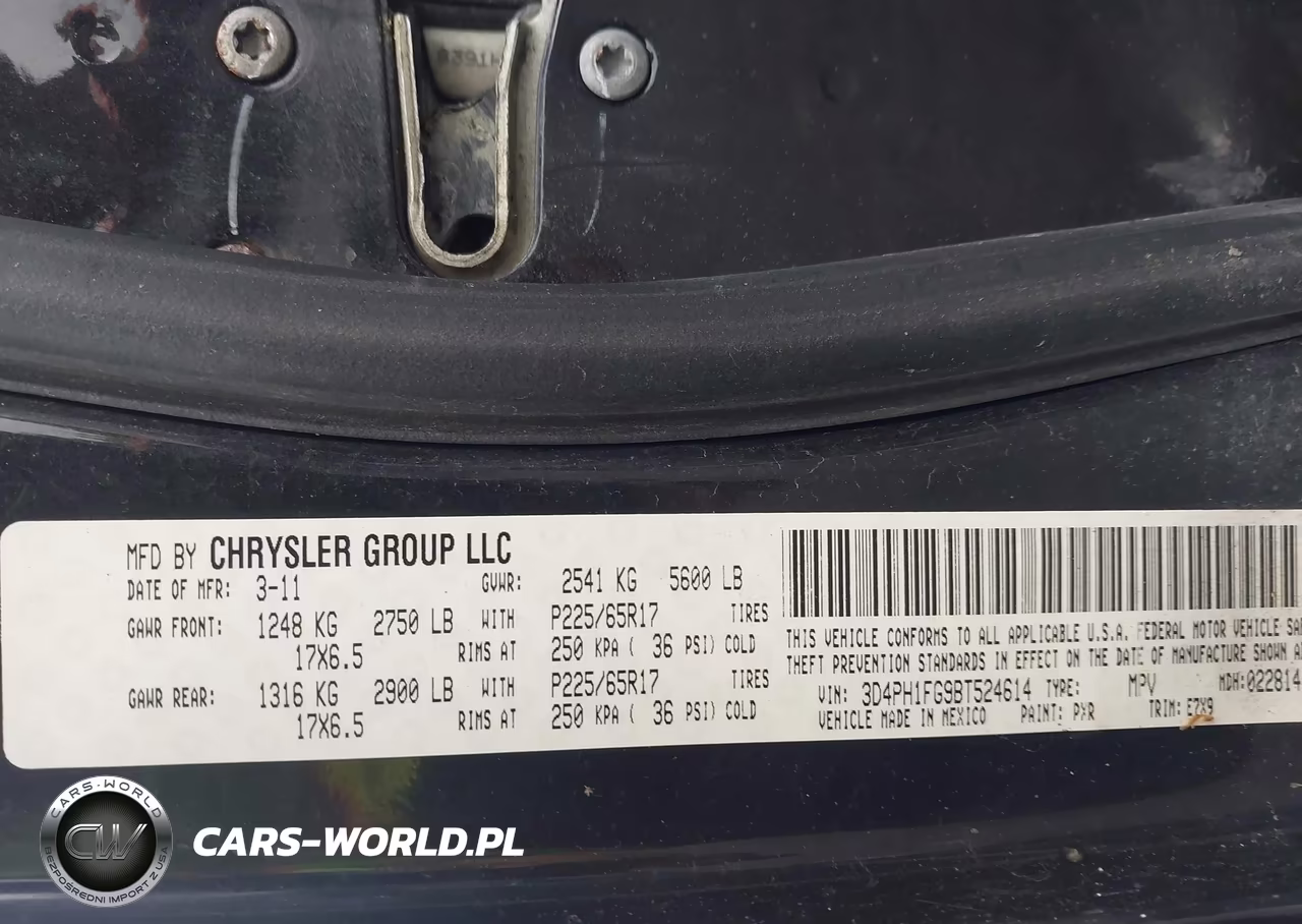 2011 Dodge Journey Mainstreet VIN:3D4PH1FG9BT524614 - 9