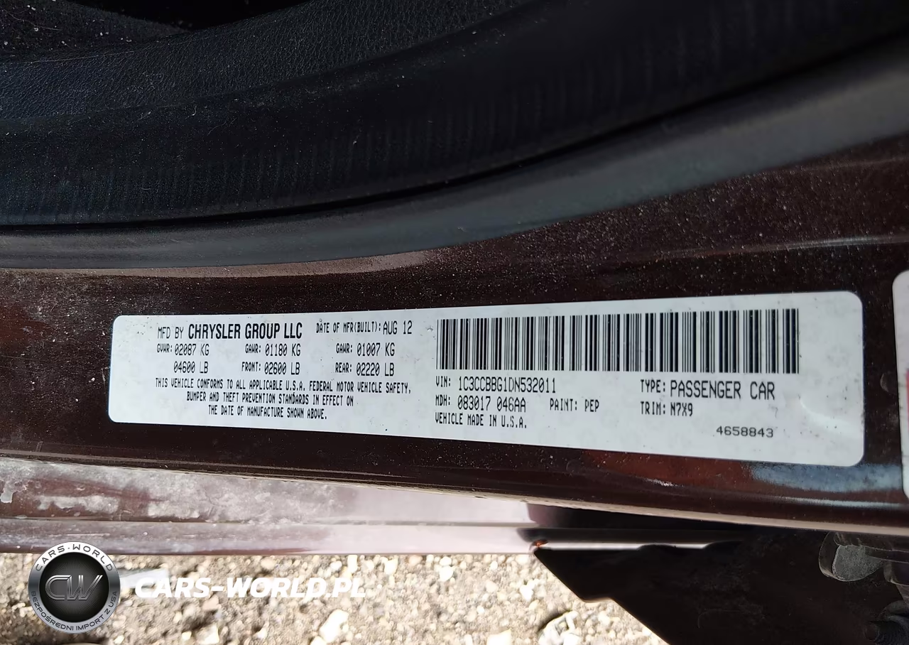 2013 Chrysler 200 Touring VIN:1C3CCBBG1DN532011 - 9
