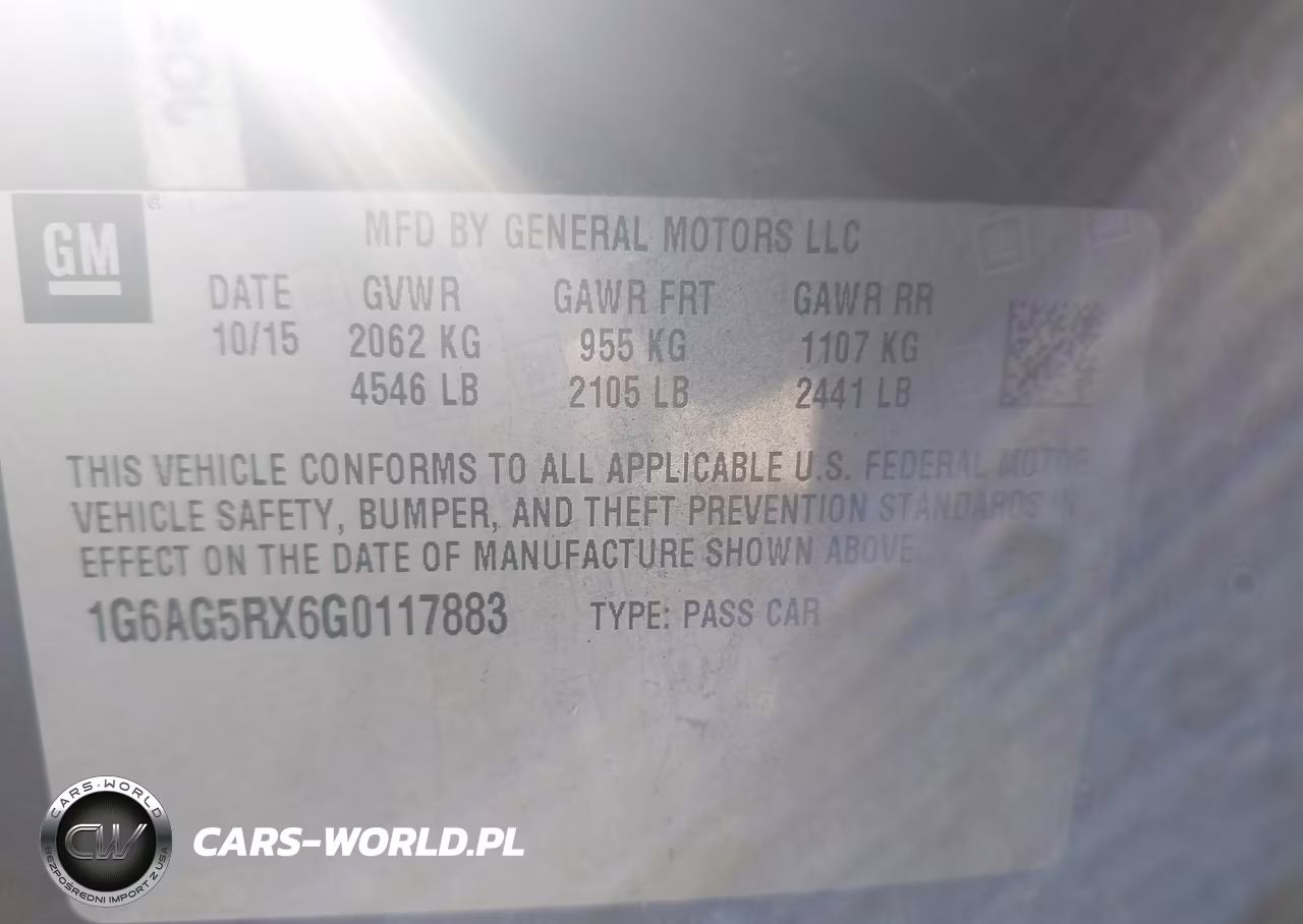 2016 Cadillac Ats Standard VIN:1G6AG5RX6G0117883 - 9