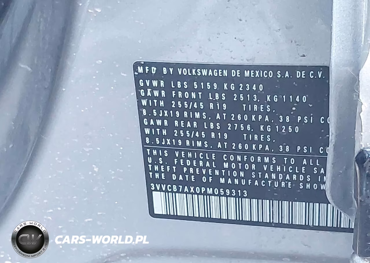 2023 Volkswagen Tiguan 2.0T Se R-Line Black VIN:3VVCB7AX0PM059313 - 9