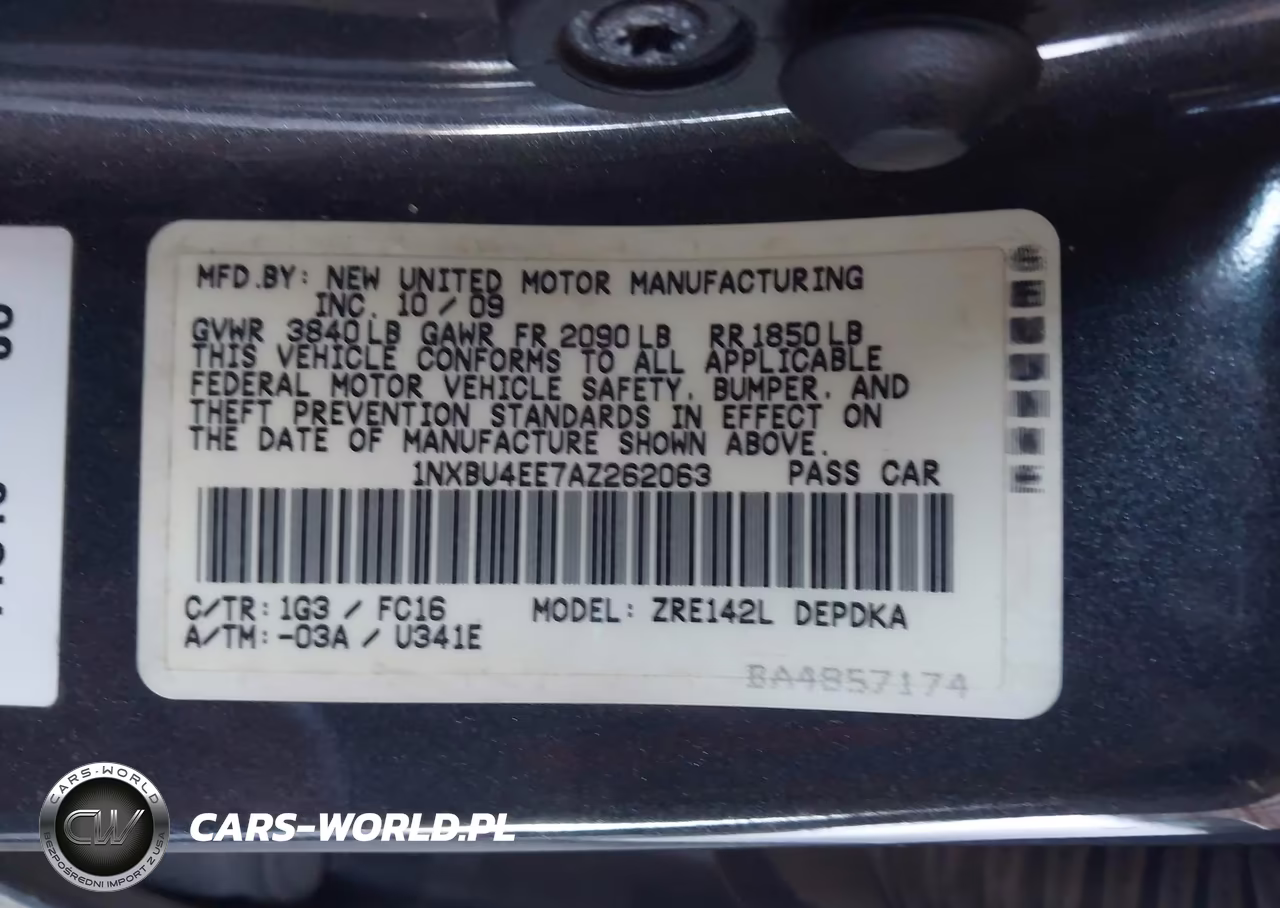 2010 Toyota Corolla Le VIN:1NXBU4EE7AZ262063 - 9