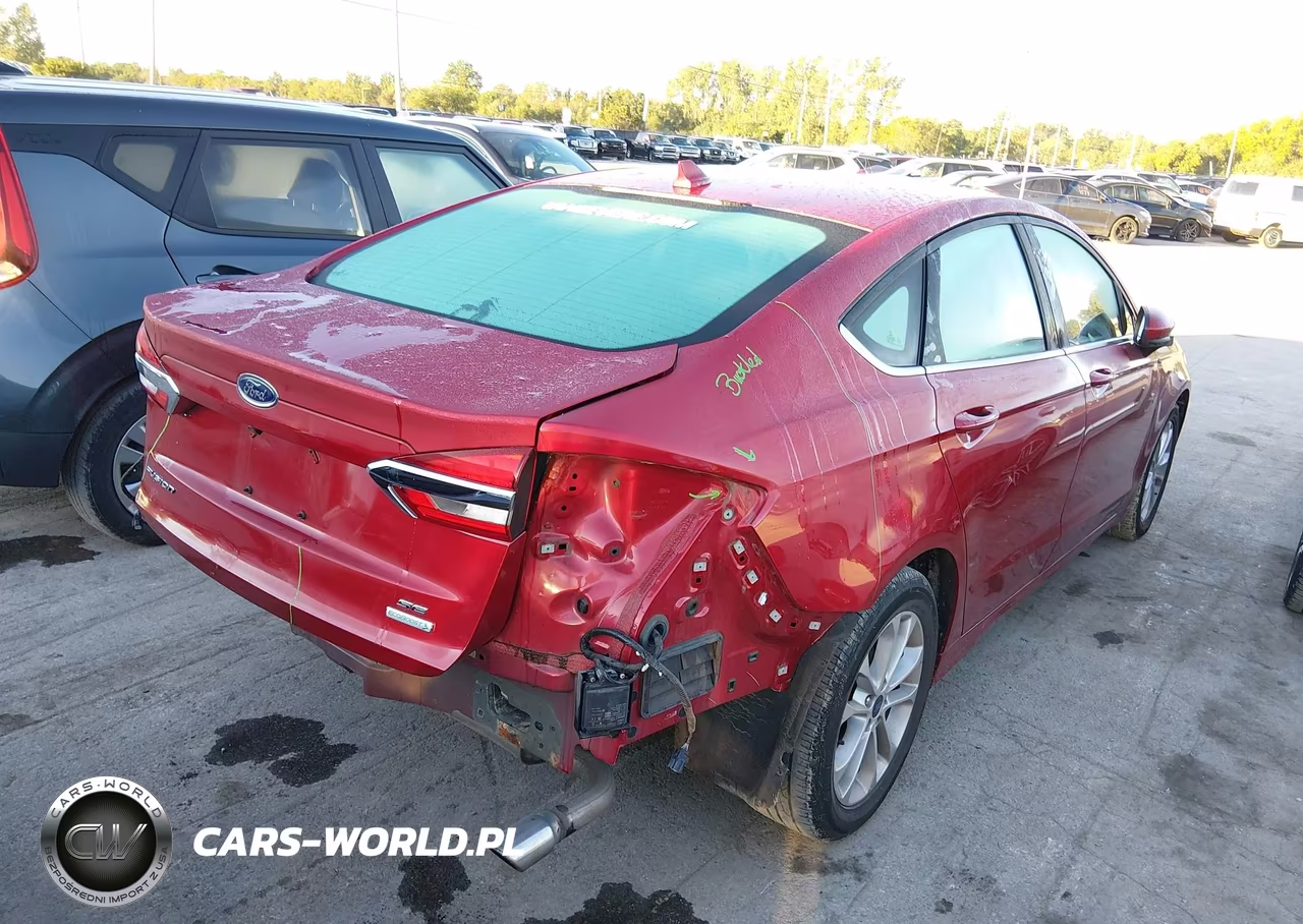 2020 Ford Fusion Se VIN:3FA6P0HD2LR145077 - 4