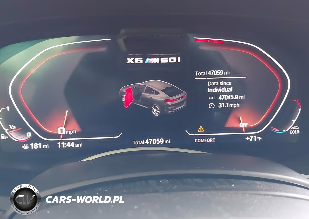 2021 BMW X6 M50I VIN:5UXCY8C06M9D73949 - 7