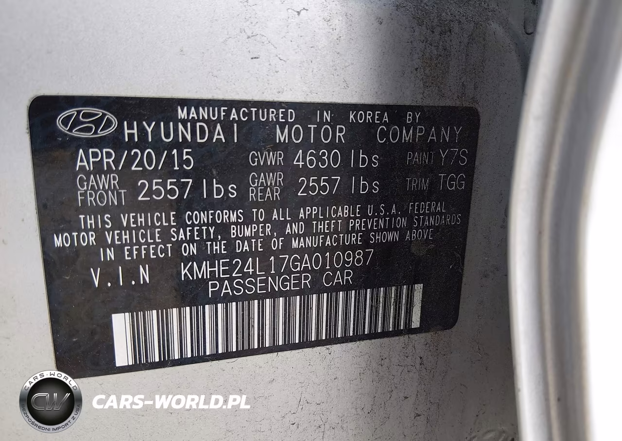 2016 Hyundai Sonata Hybrid Se VIN:KMHE24L17GA010987 - 9