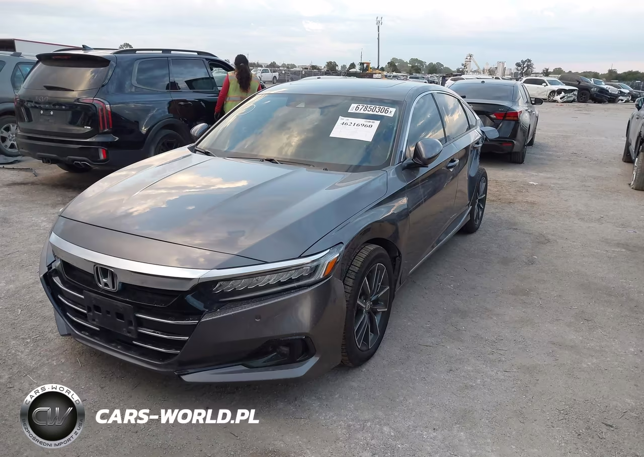 2022 Honda Accord Ex-L VIN:1HGCV1F51NA006741 - 2