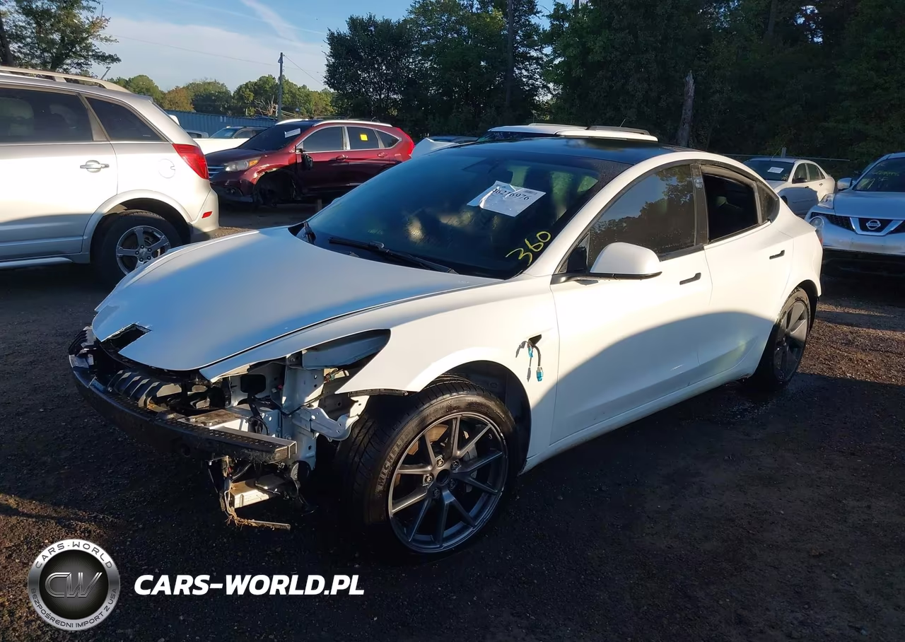 2021 Tesla Model 3 Standard Range Plus Rear-Wheel Drive VIN:5YJ3E1EA6MF976863 - 2