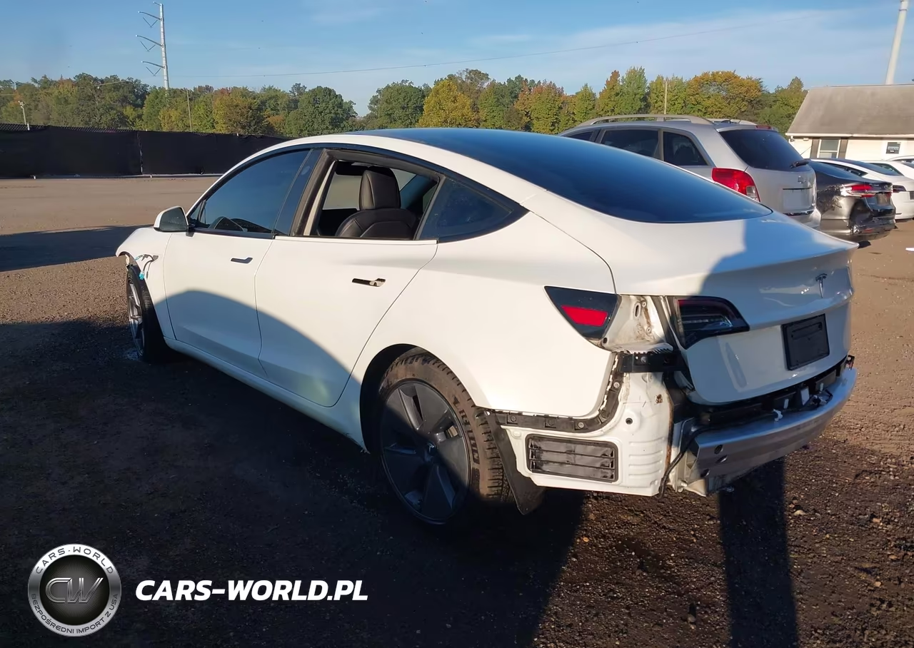 2021 Tesla Model 3 Standard Range Plus Rear-Wheel Drive VIN:5YJ3E1EA6MF976863 - 3