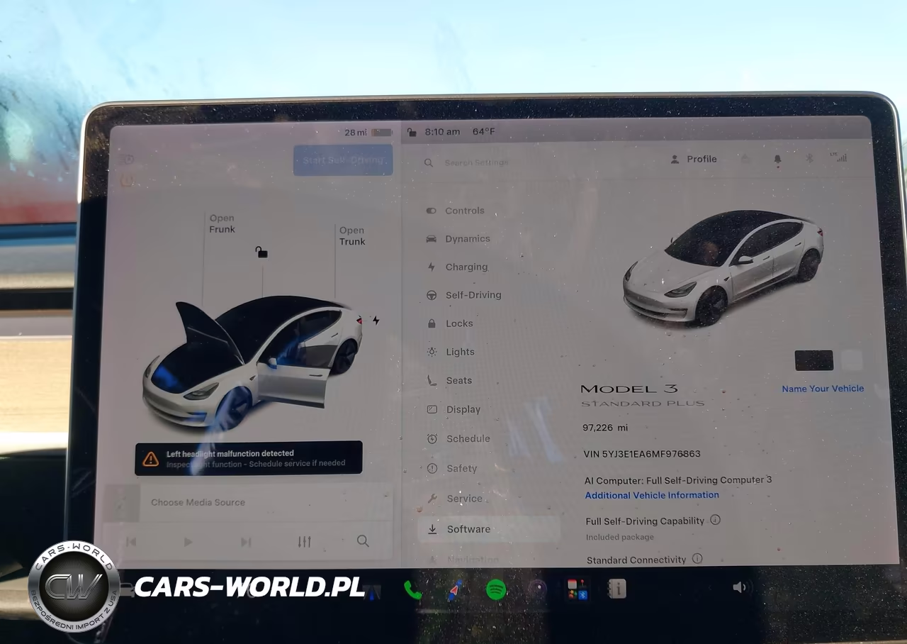 2021 Tesla Model 3 Standard Range Plus Rear-Wheel Drive VIN:5YJ3E1EA6MF976863 - 7