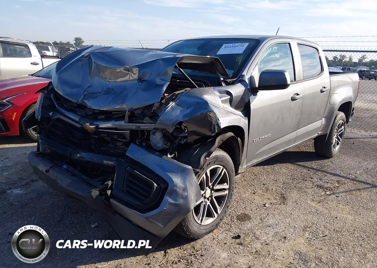 2021 Chevrolet Colorado 2Wd Short Box Wt VIN:1GCGSBEAXM1131474 - 2