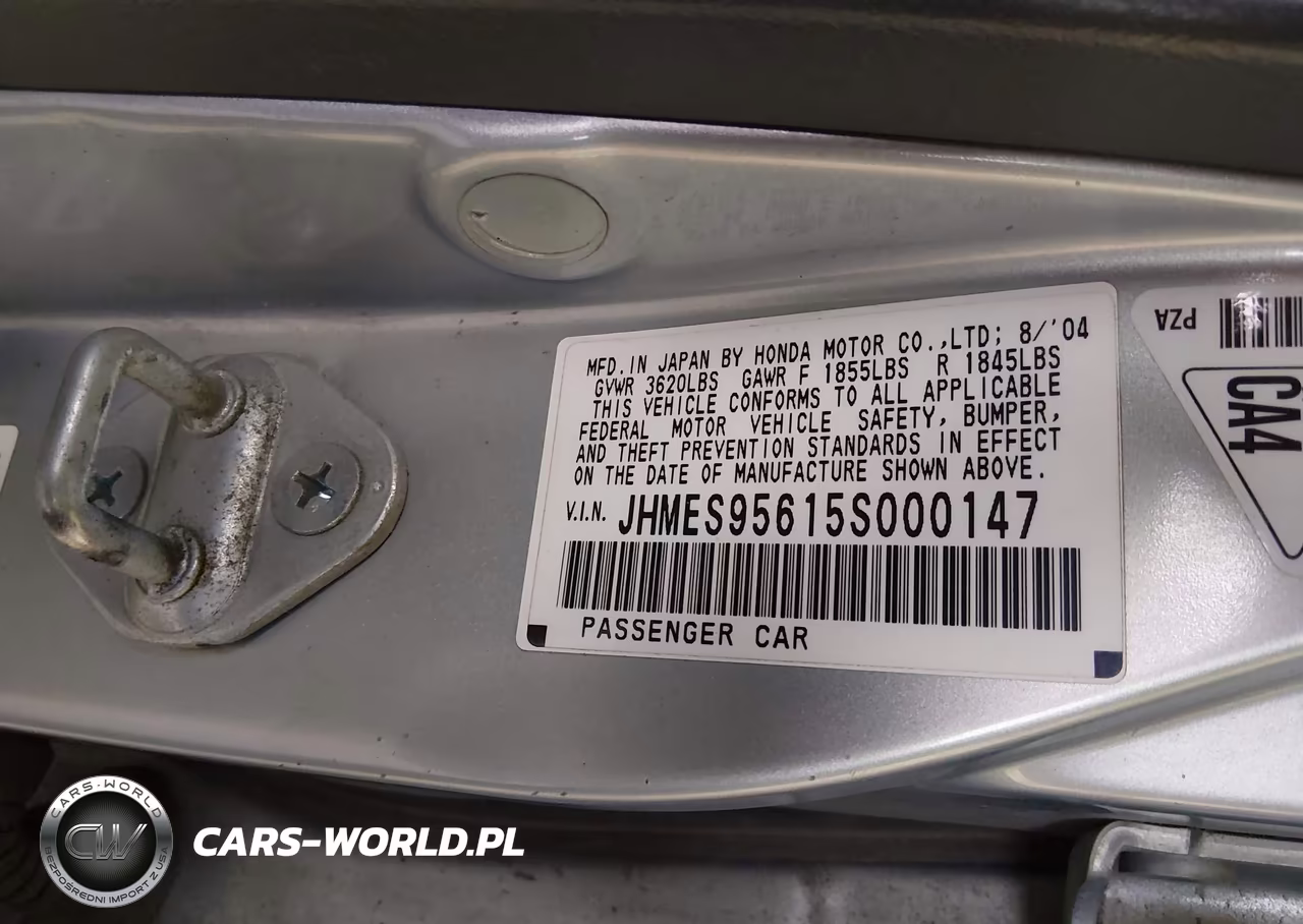 2005 Honda Civic Hybrid VIN:JHMES95615S000147 - 9