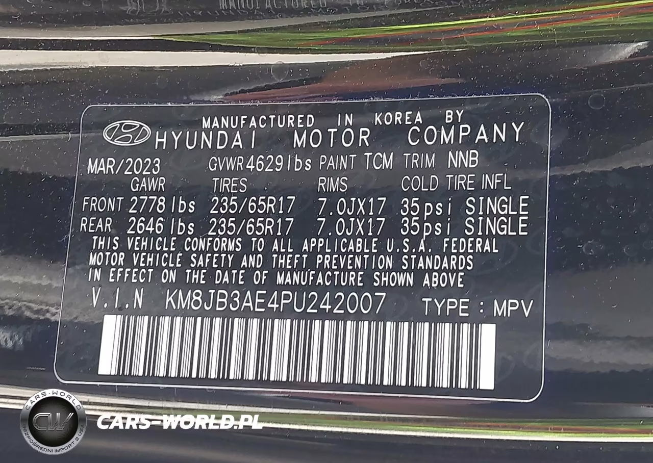 2023 Hyundai Tucson Sel VIN:KM8JB3AE4PU242007 - 9