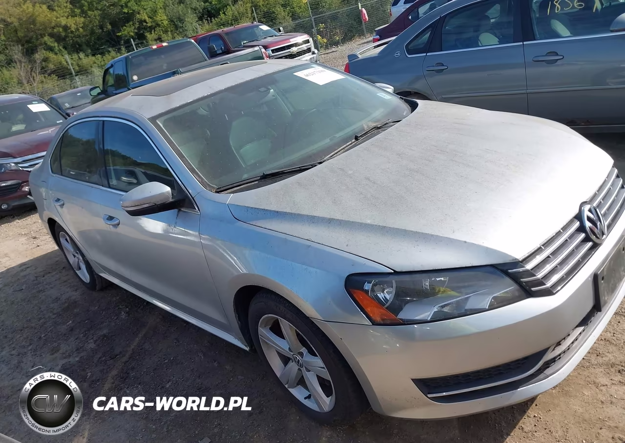 2013 Volkswagen Passat 2.0L Tdi Se VIN:1VWBN7A37DC010957 - 1