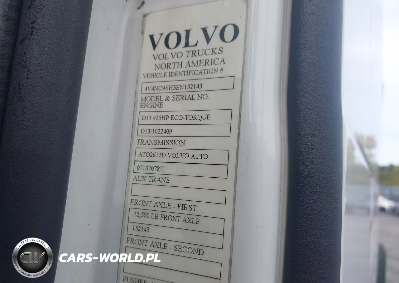 2014 Volvo Vn Vnl VIN:4V4NC9EH3EN152143 - 8