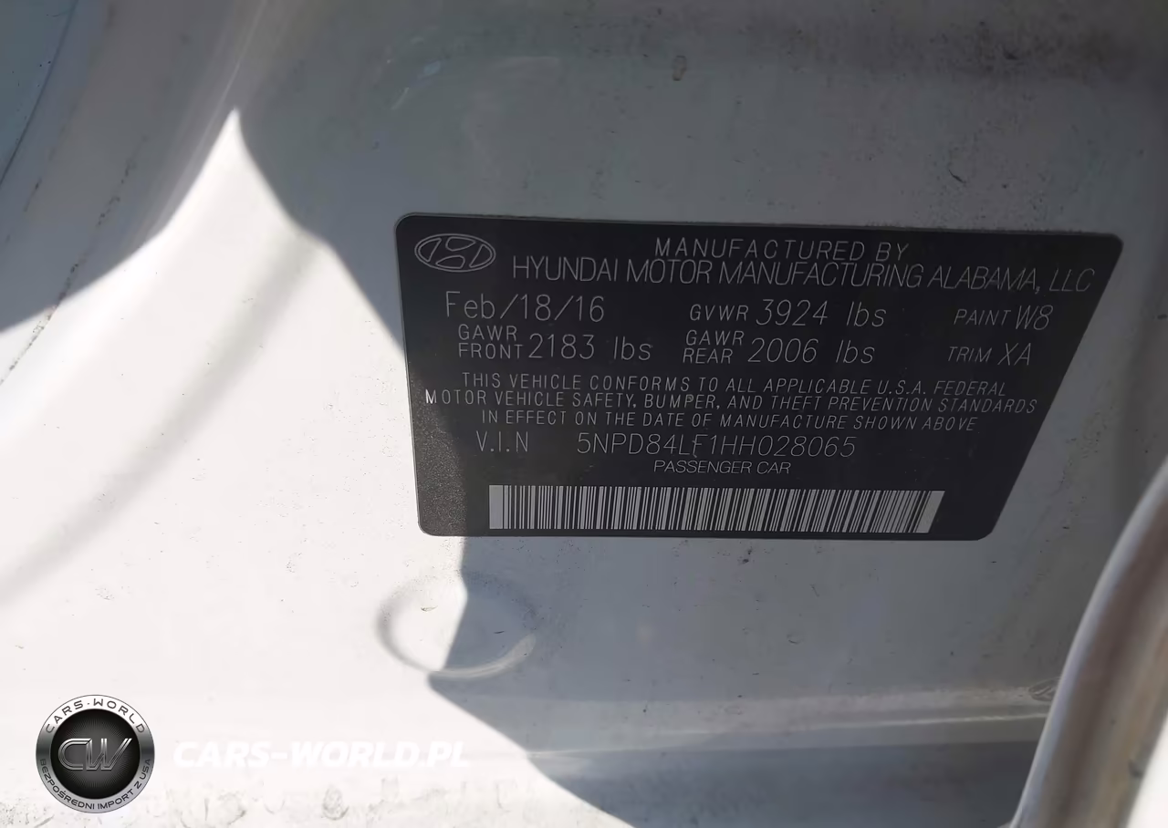 2017 Hyundai Elantra Se VIN:5NPD84LF1HH028065 - 9