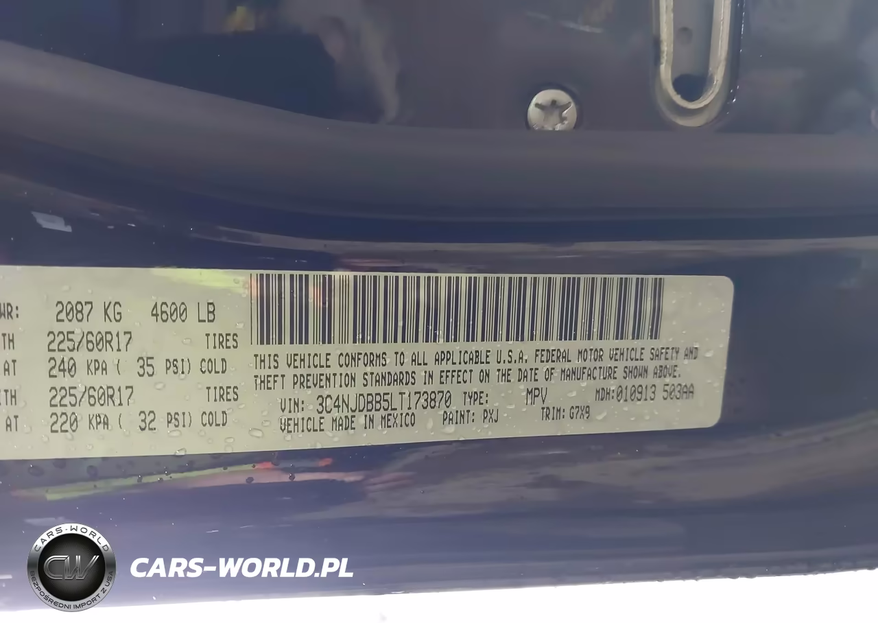 2020 Jeep Compass Latitude 4X4 VIN:3C4NJDBB5LT173870 - 9