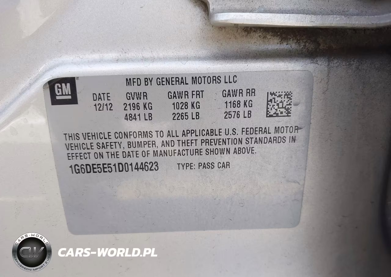 2013 Cadillac Cts Luxury VIN:1G6DE5E51D0144623 - 9