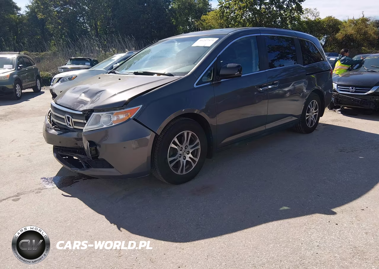 2013 Honda Odyssey Ex-L VIN:5FNRL5H62DB077352 - 2