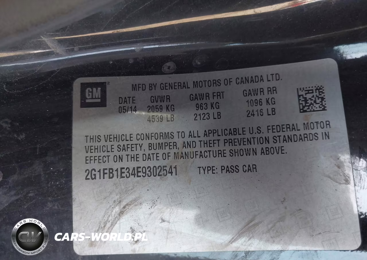 2014 Chevrolet Camaro 1Lt VIN:2G1FB1E34E9302541 - 9