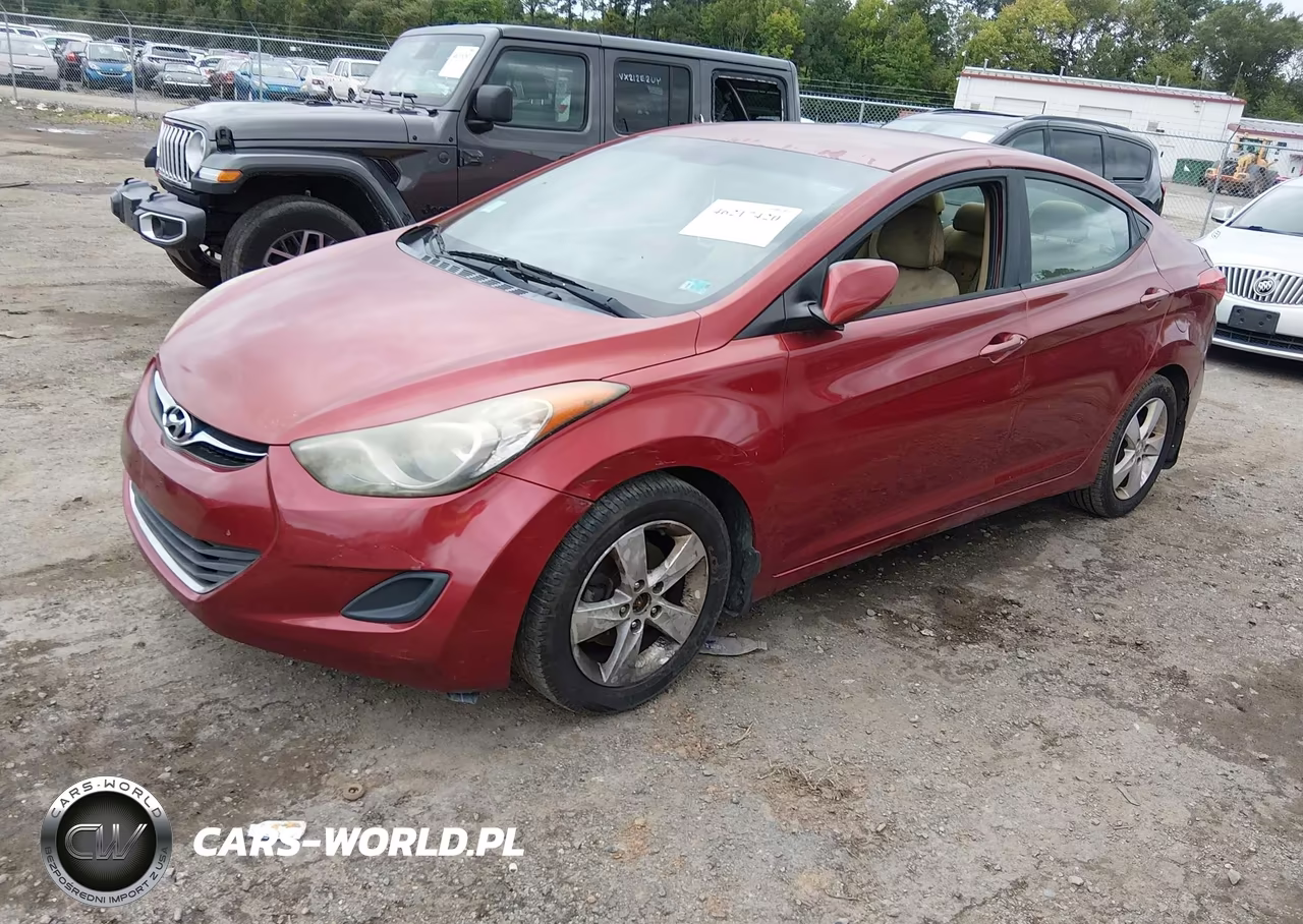 2013 Hyundai Elantra Gls VIN:5NPDH4AE2DH232118 - 2