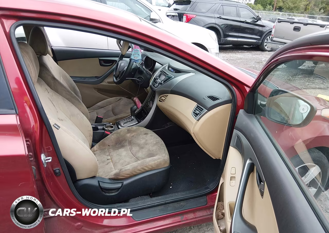 2013 Hyundai Elantra Gls VIN:5NPDH4AE2DH232118 - 5