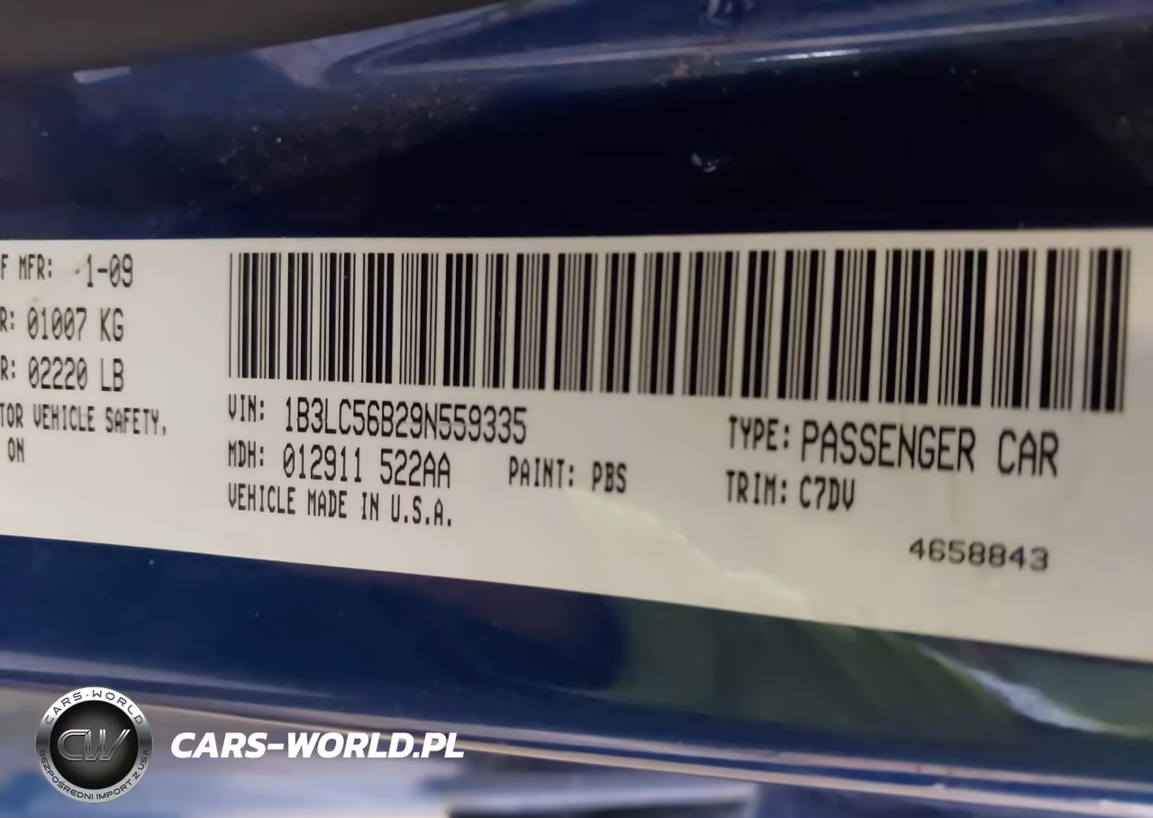 2009 Dodge Avenger Sxt VIN:1B3LC56B29N559335 - 9