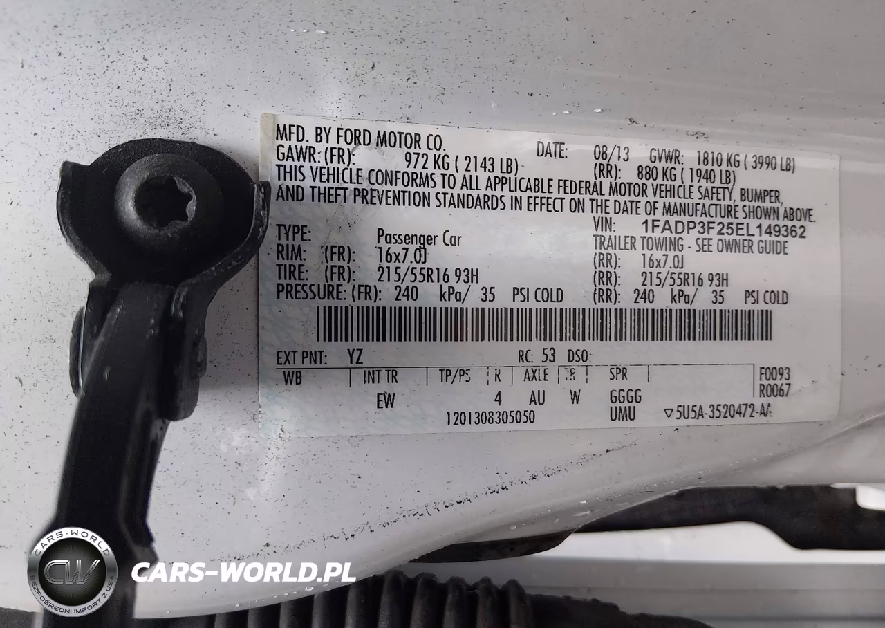 2014 Ford Focus Se VIN:1FADP3F25EL149362 - 9