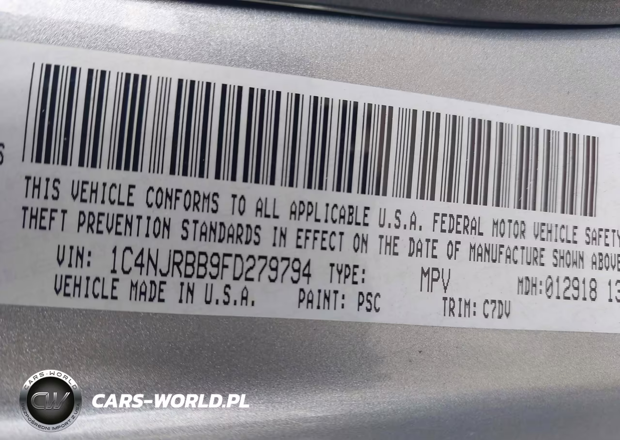 2015 Jeep Patriot Sport VIN:1C4NJRBB9FD279794 - 9