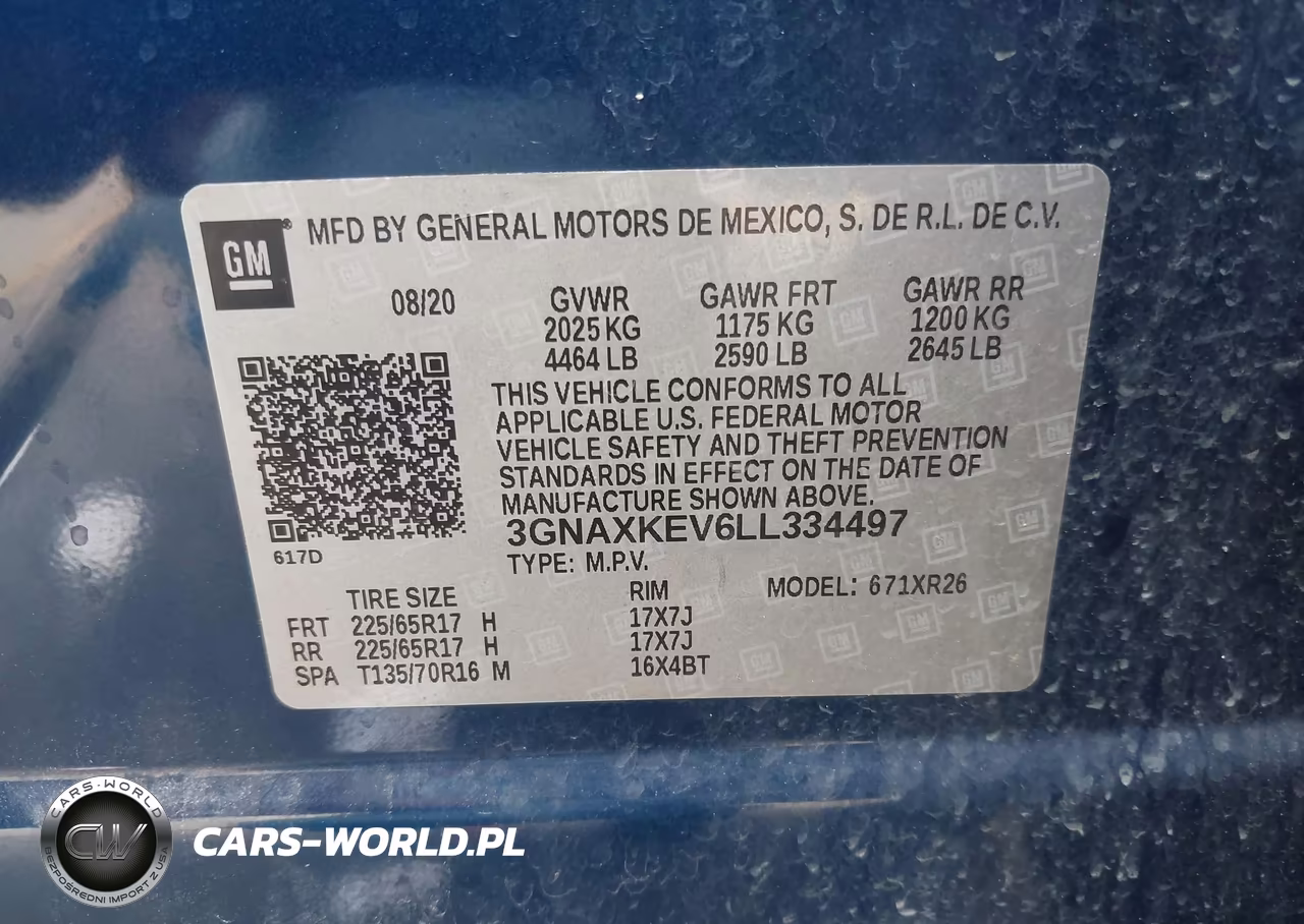 2020 Chevrolet Equinox Fwd Lt 1.5L Turbo VIN:3GNAXKEV6LL334497 - 9