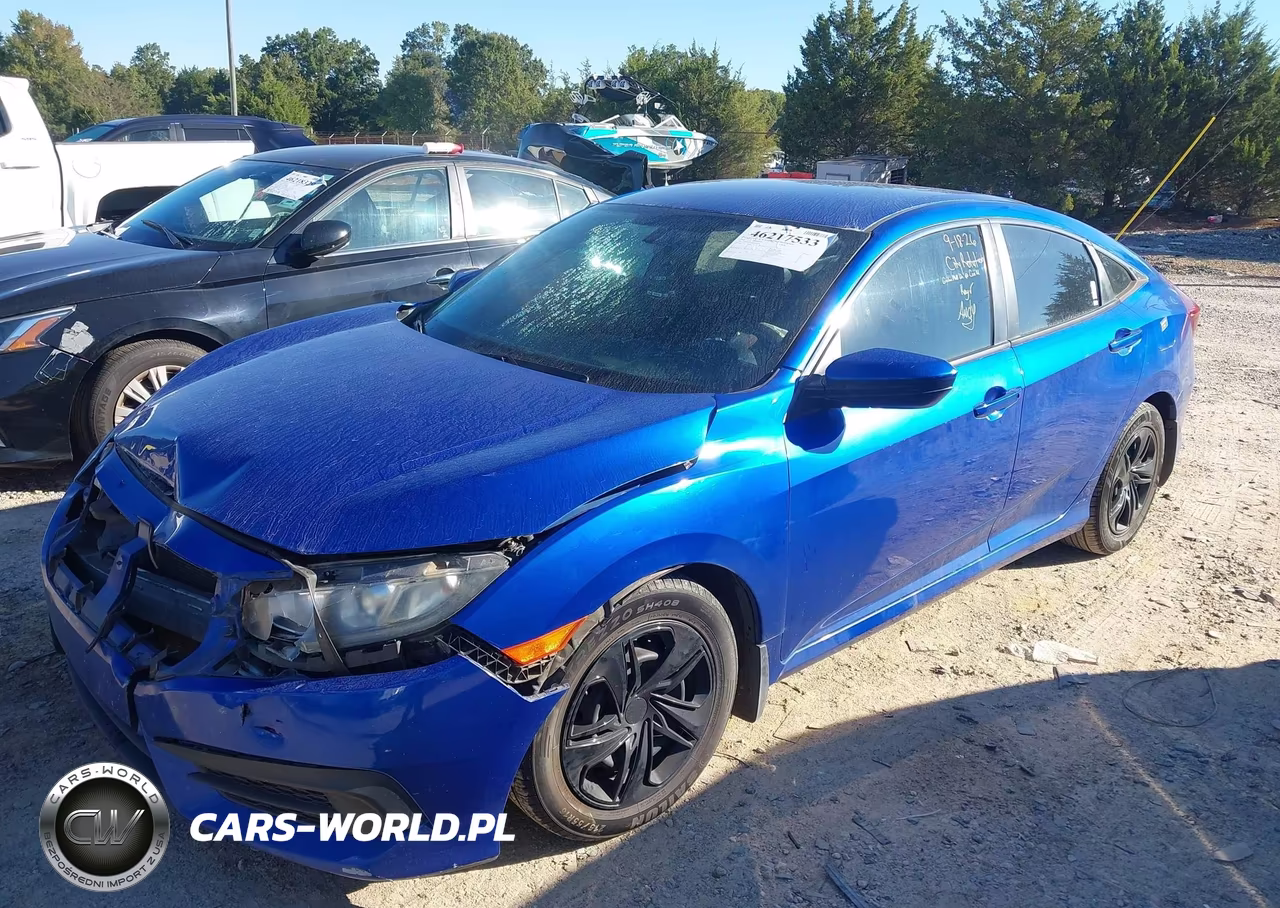 2016 Honda Civic Lx VIN:19XFC2F54GE052653 - 2