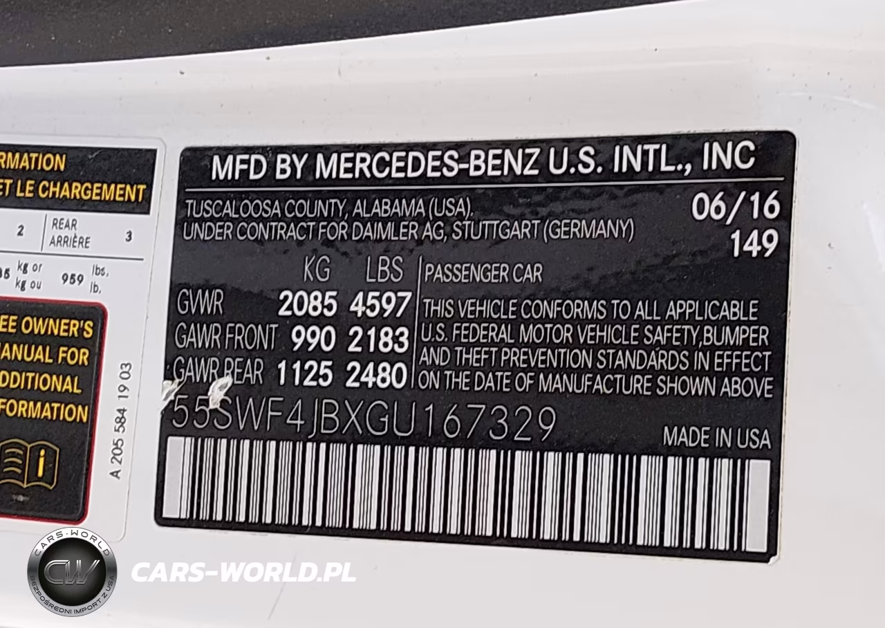 2016 Mercedes-Benz C 300 VIN:55SWF4JBXGU167329 - 9